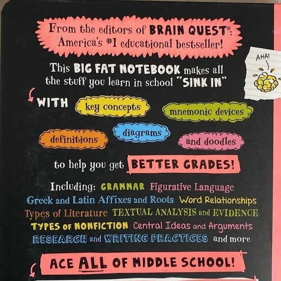 Everything you need to ace English language arts in one big fat notebook book - Picture 3 of 7